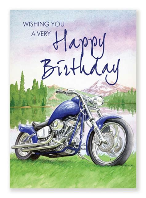 Biker Male Birthday Wishes